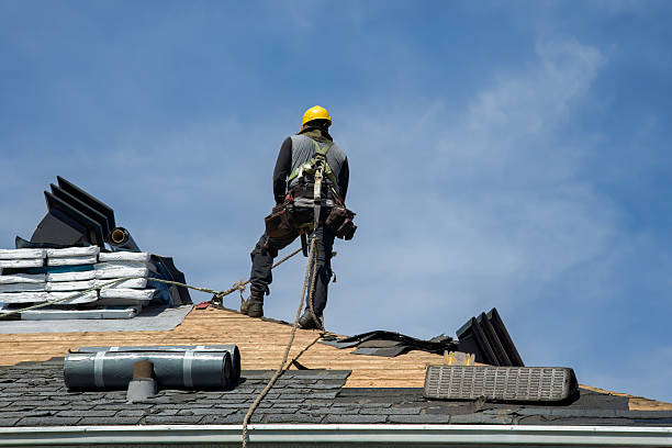 Professional Roofing technician working in Reed Point, MT